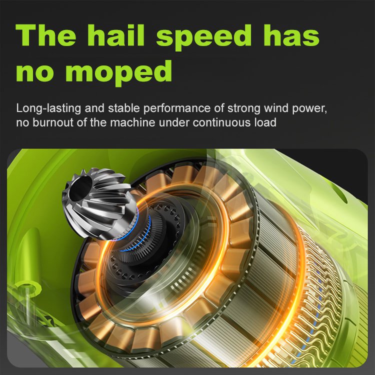 Speed regulating storm machine handheld turbine fan