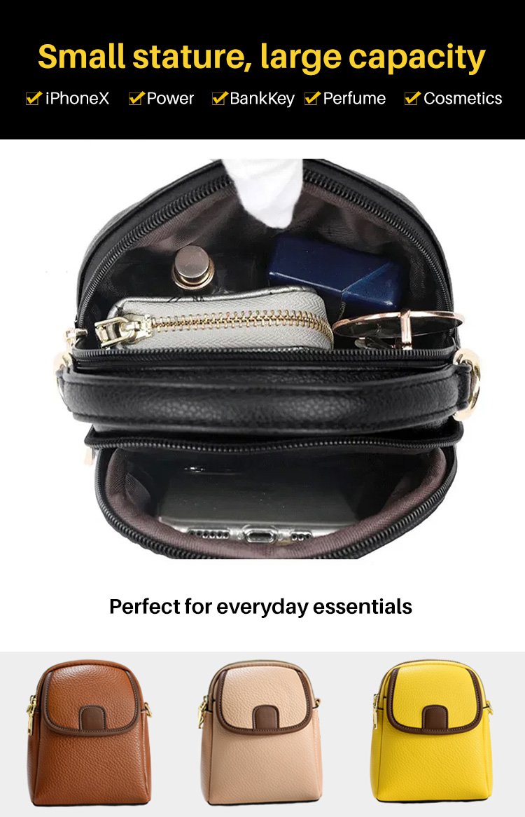 Colorblock Minimalist Women's Crossbody Phone Bag