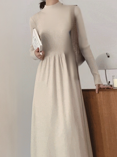가을 겨울 프렌치 니트 원피스