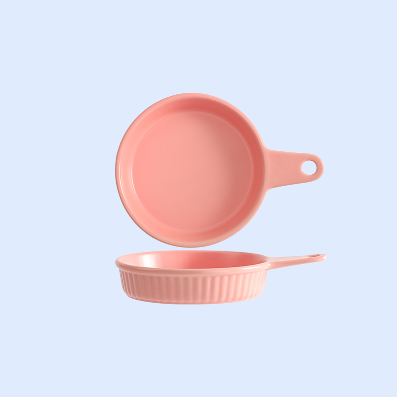 가정용 도자기 아침 접시 줄빵 리조또 불판 전자레인지 치즈 리조또 접시