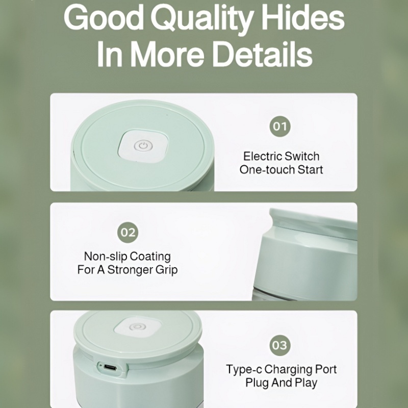 Small Electric Garlic Pounder Cooker Kitchen Coarse Fine Mini Time Effort Saving