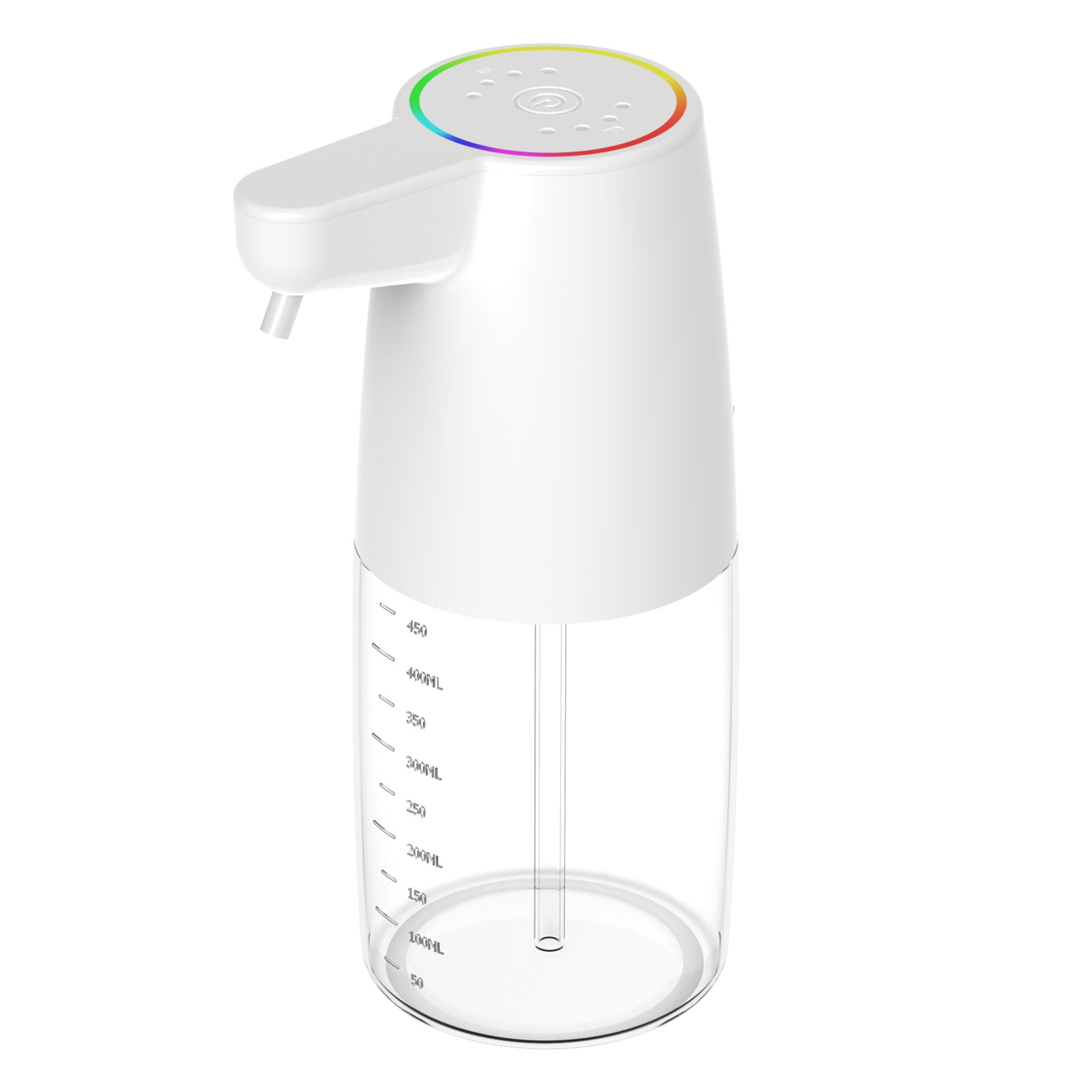 ソープディスペンサー ハンドソープ 自動 泡 450ml 壁掛け ソープディスペンサー 自動 泡 オートディスペンサー ディスペンサー 充電式 キッチン 洗面所などに適用