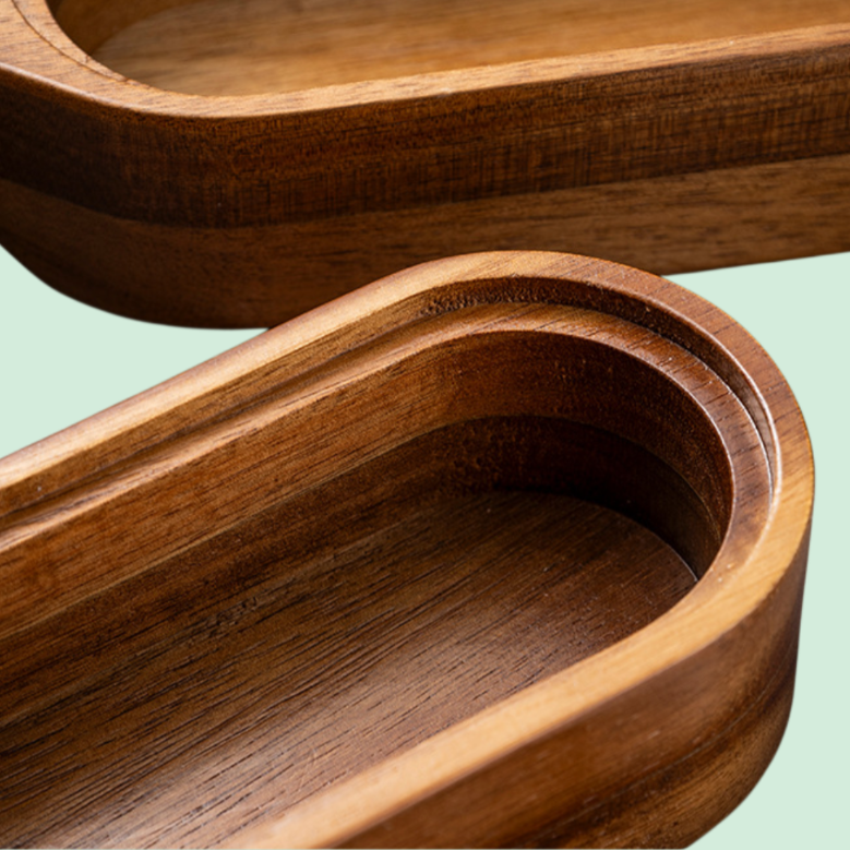 アカシア木製チーズグレーター収納式チーズおろし器