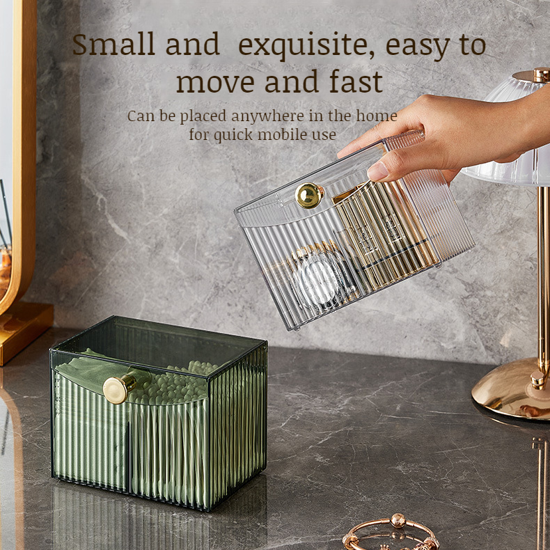 Transparent Cosmetic Case Storage Box Household Small Exquisite Portable Light Luxury