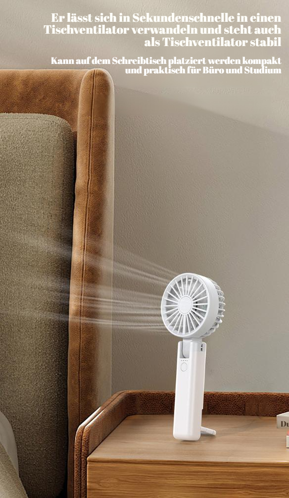 Multifunktionaler Handventilator für Sommer und Outdoor