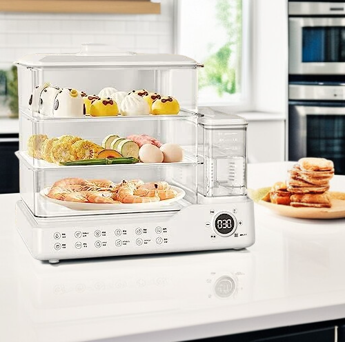 多功能三層大容量蒸汽鍋