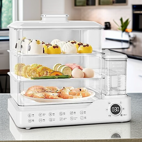 多功能三層大容量蒸汽鍋