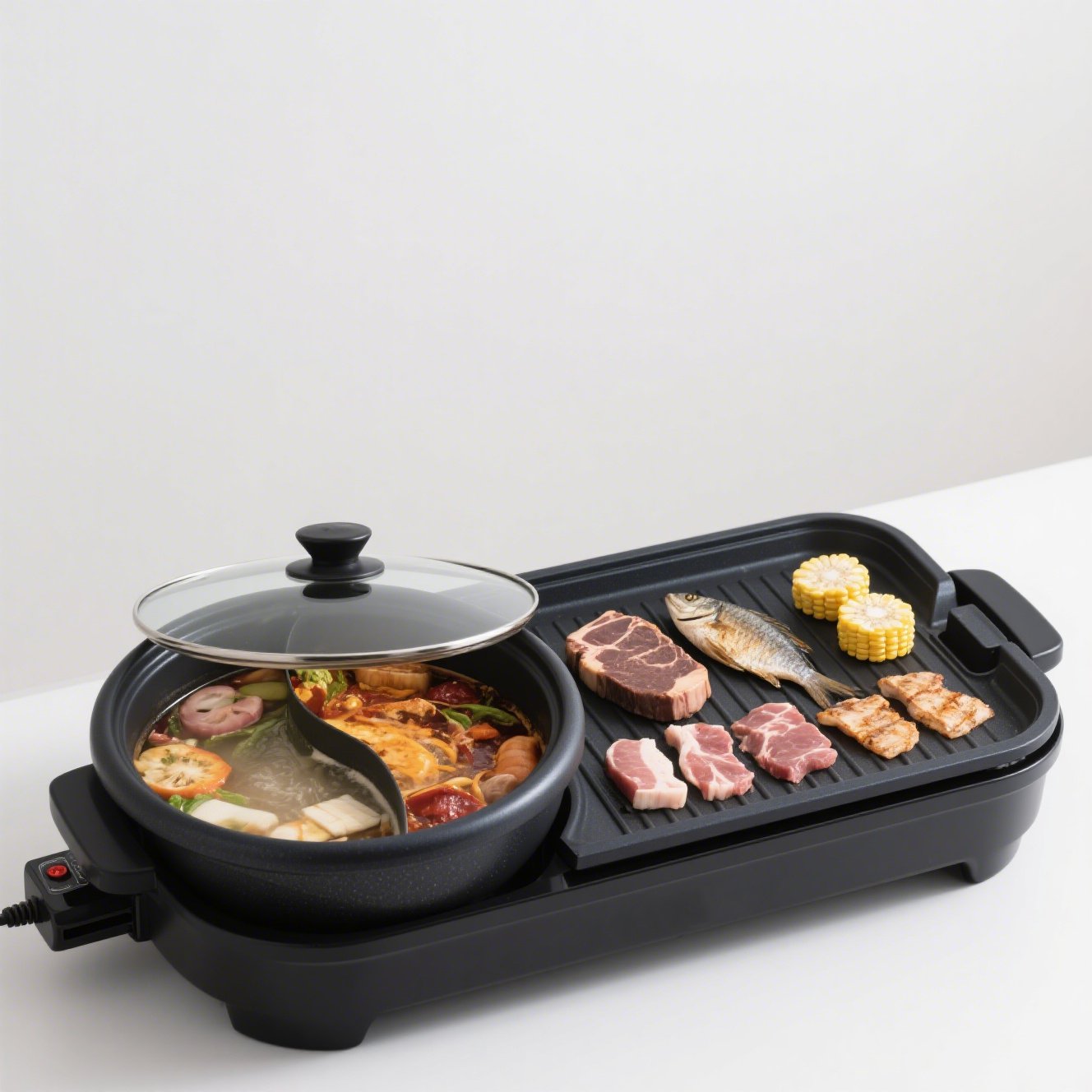 多機能電気グリルパン