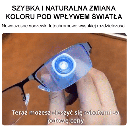 【Amerykańskie innowacje i badania】Inteligentne okulary do czytania z funkcją zmiany ostrości i kolor