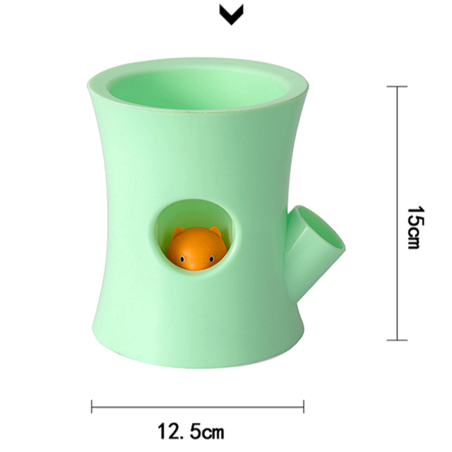 Maceta de dibujos animados con riego automático para personas perezosas