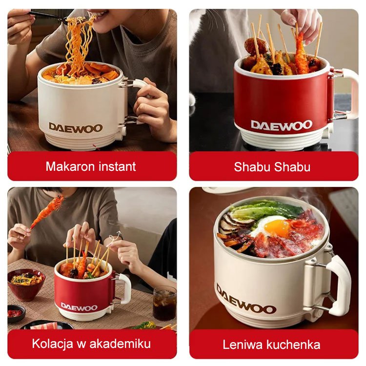 Składany uchwyt wielofunkcyjny elektryczny garnek grzewczy