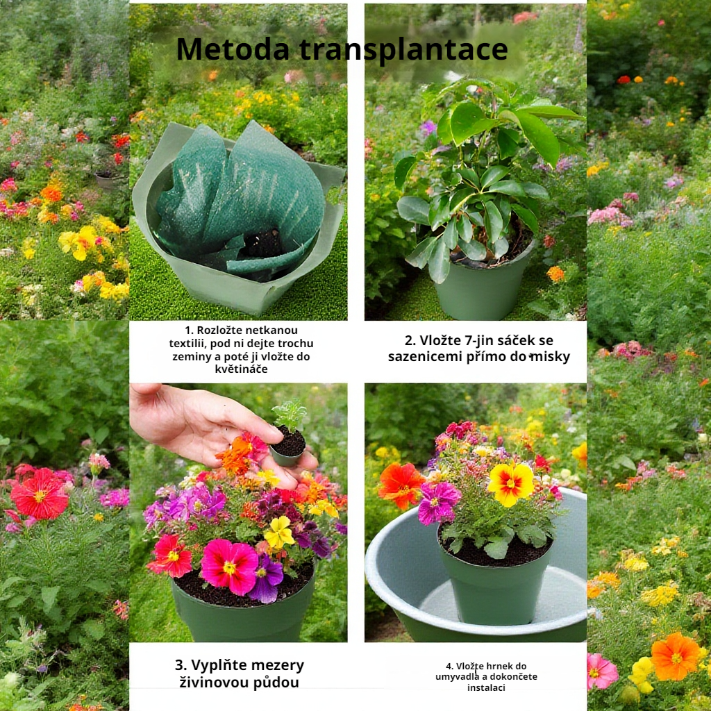  Vertikální květináč na zelené stěny