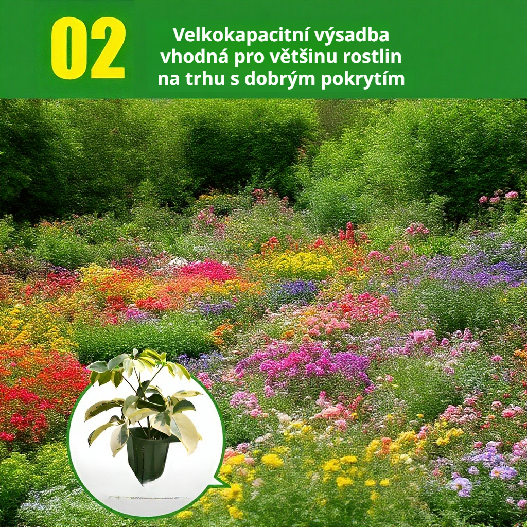  Vertikální květináč na zelené stěny