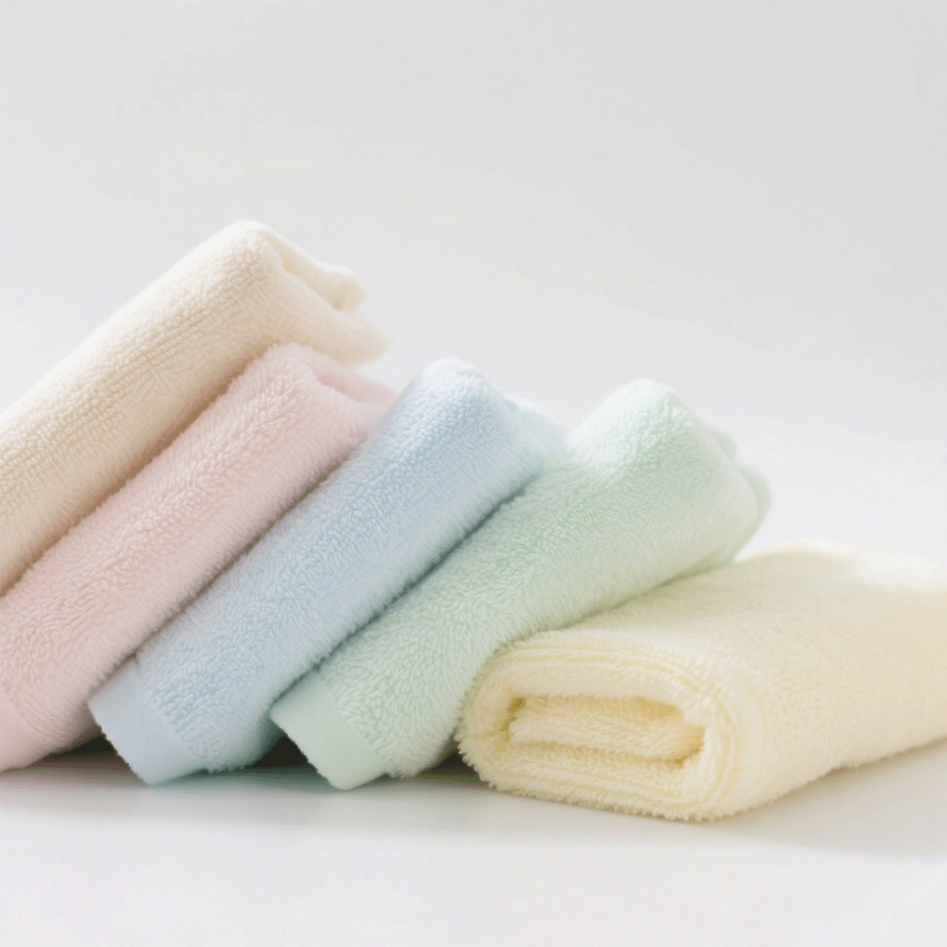 100% tiszta pamut törülközők közelről