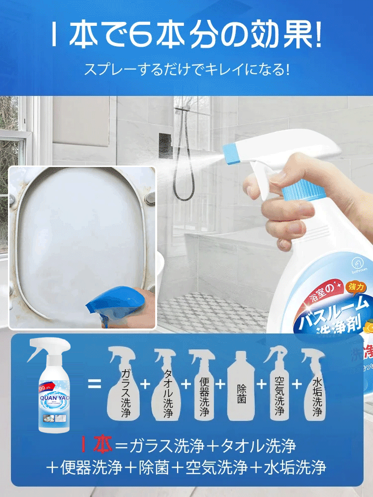 UBELA浴室クリーナー