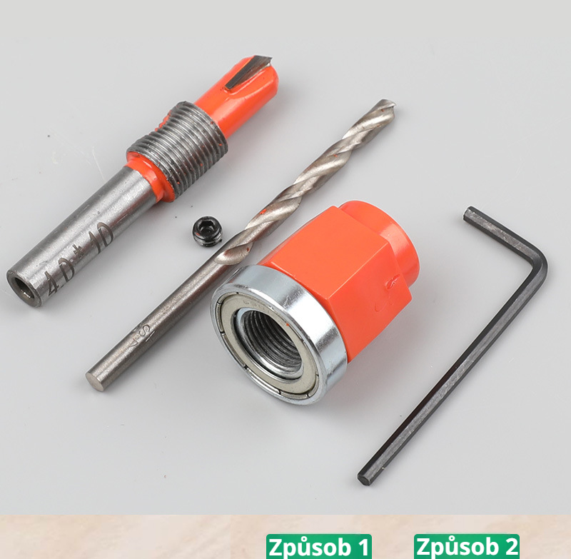 Kompletní balení sady vrtáků a kleští