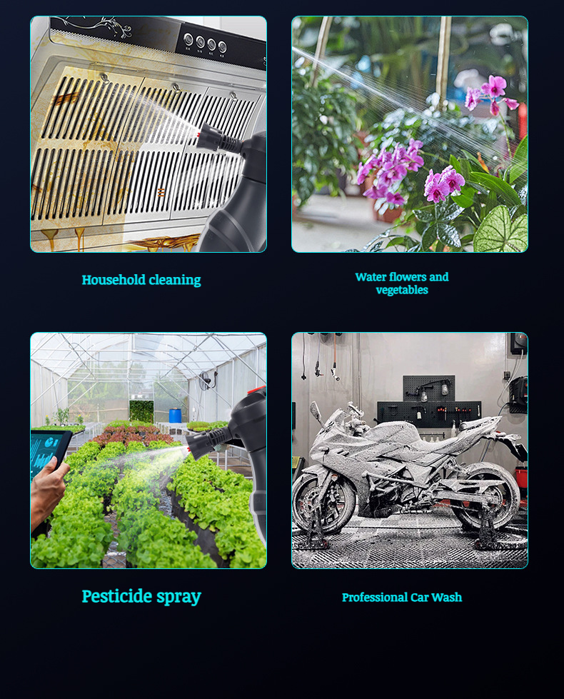 Electric sprayer for efficient plant watering and cleaning