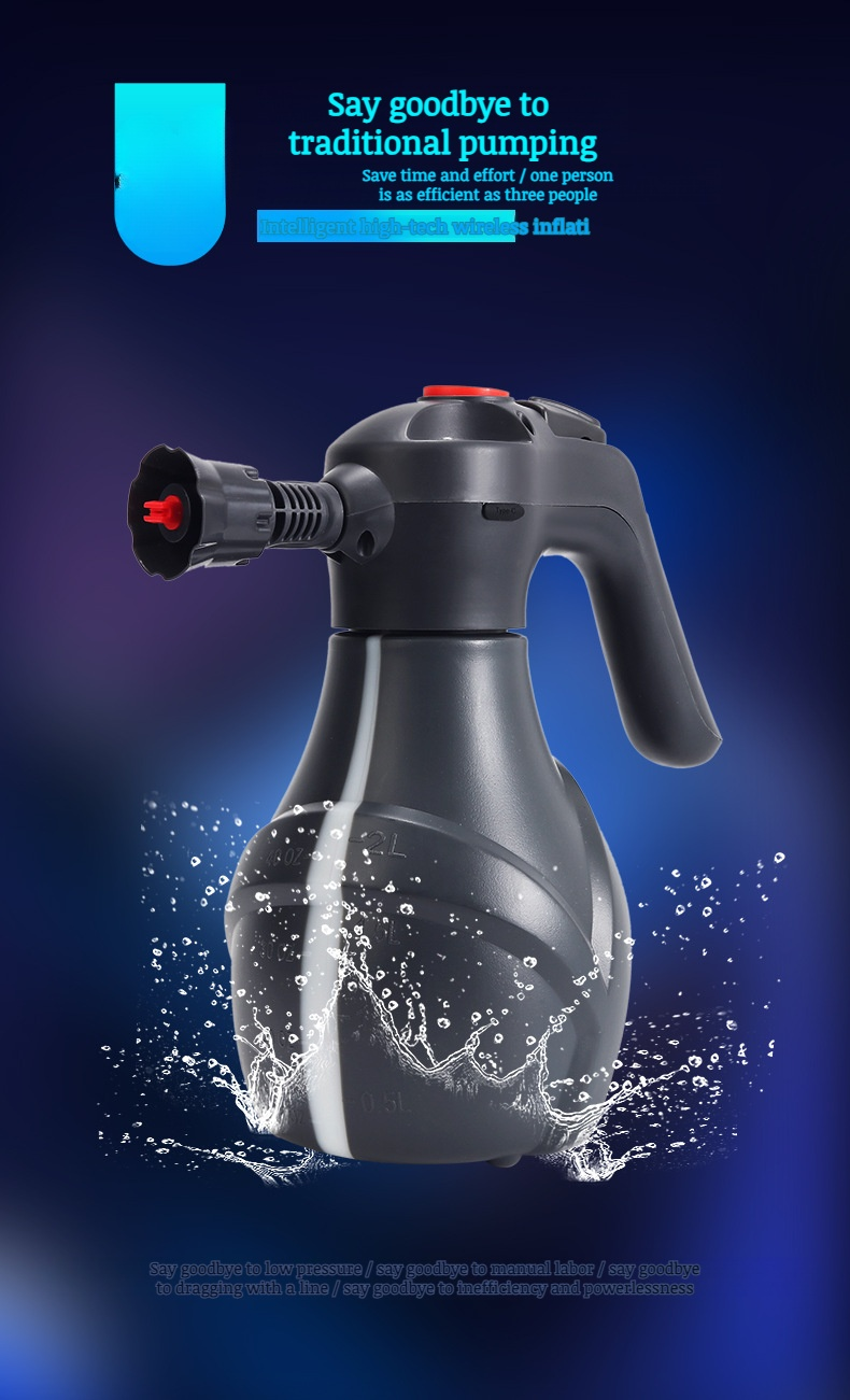 Mini gardening tool for spraying fertilizer and pesticides