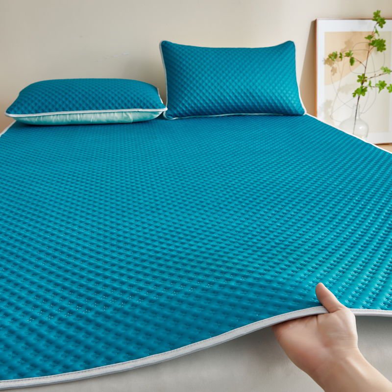 ワッフル接触冷感敷きパッド