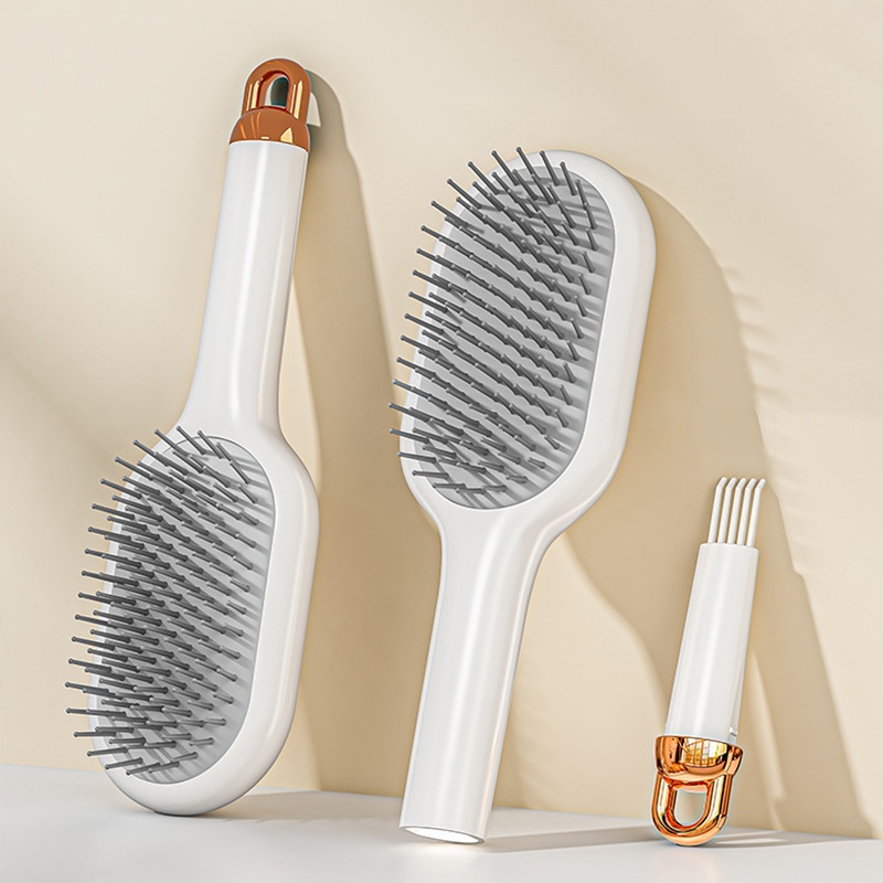 女性用エアクッションコーム マッサージ静電気防止長髪用ふわふわエアバッグコーム