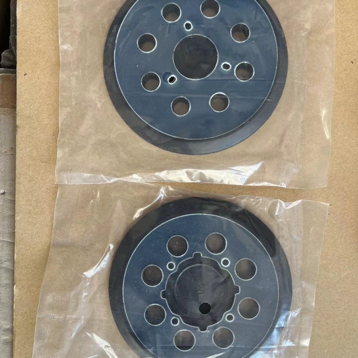 5 inch 8 holes pneumatic sander tray electric polisher base tray sanding disc self-sander sticky tra