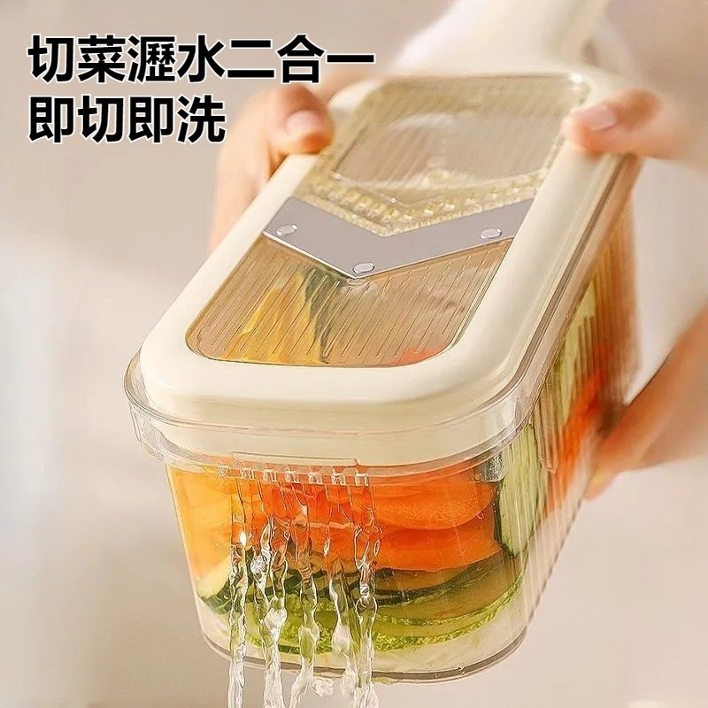 免換刀土豆絲刨絲器不傷手仿刀切擦絲器家用多功能切片器切菜神器