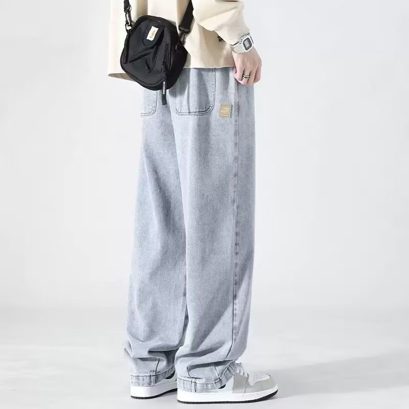 ブランド感のあるカジュアルロングパンツ