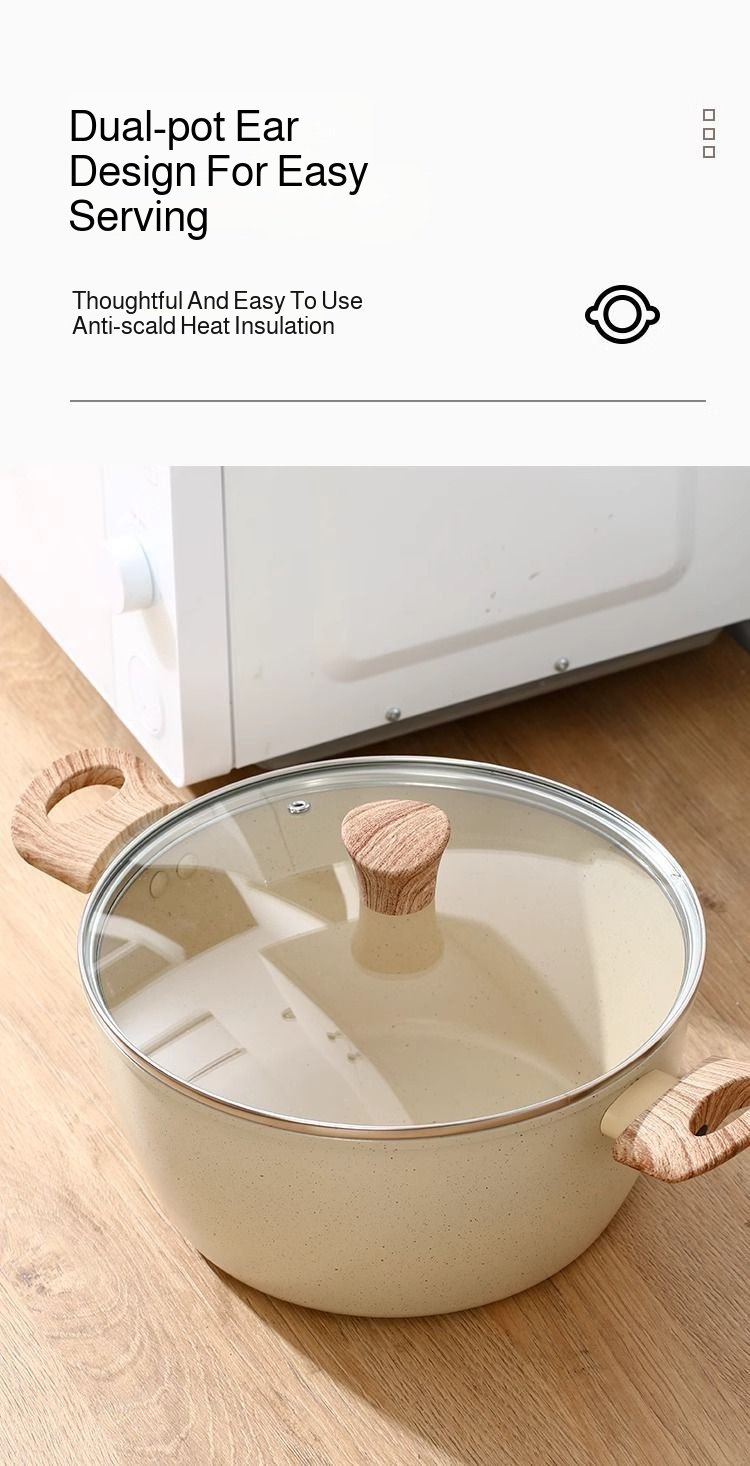 High-quality multipurpose pot for soups, stews, and milk