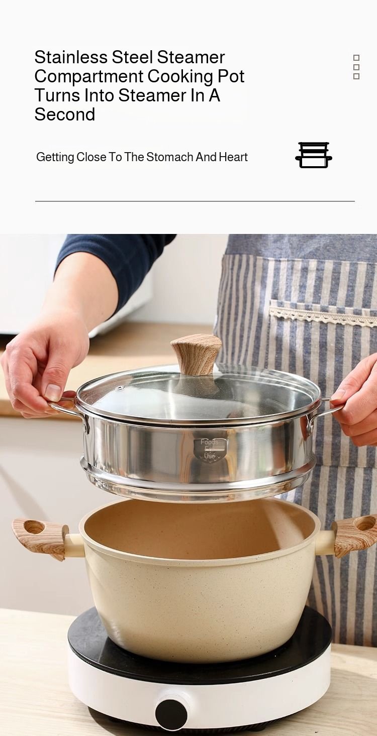 Easy to clean multipurpose soup and stew pot