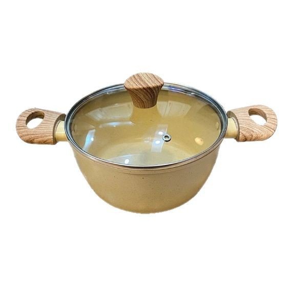 Evenly heated soup pot Milk Stew Pot Easy to clean Multipurpose machine Visualization Binaural Thick