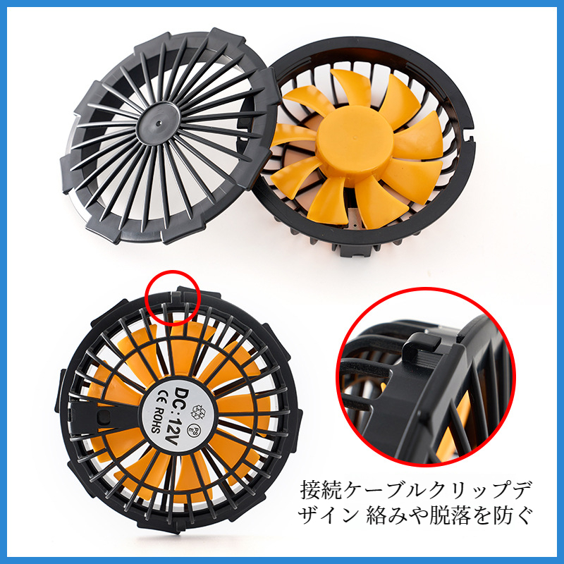 最新冷却技術のファン付きスーツ