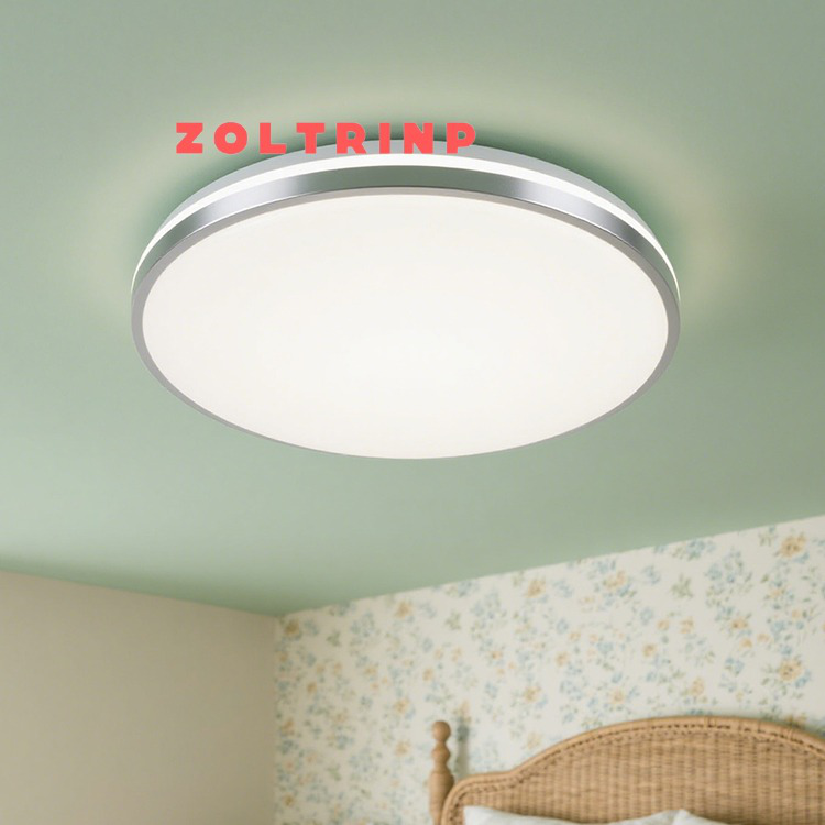 Einfache neue Vollspektrum-Deckenlampe im modernen Wohnzimmer