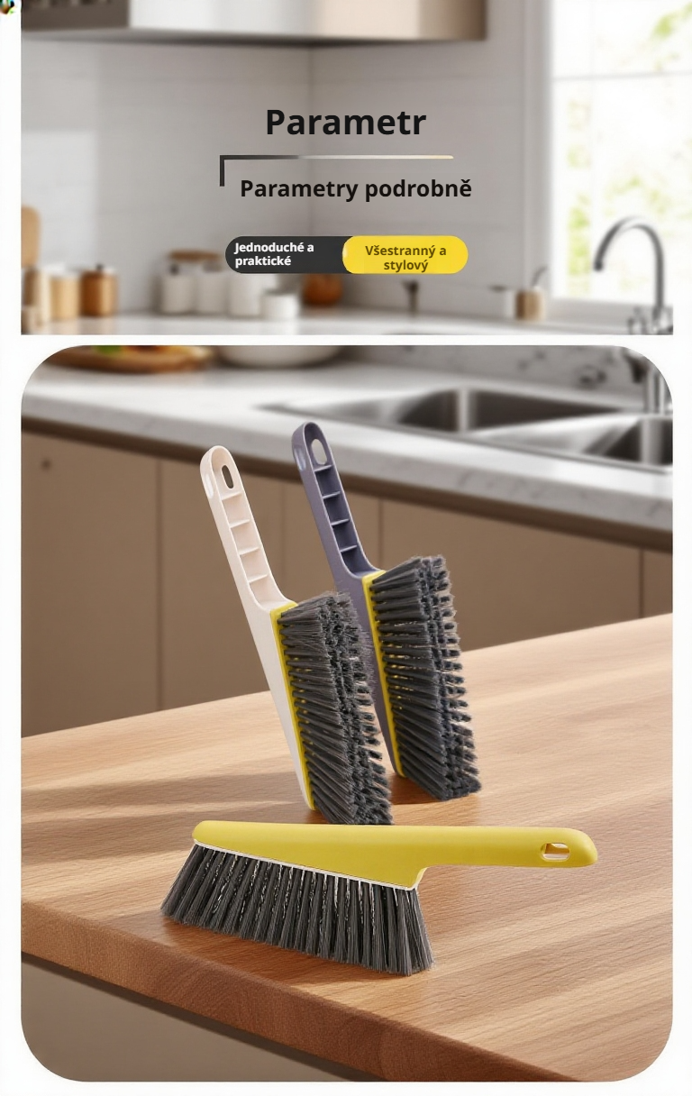 Kartáč na prach vhodný na čištění postele