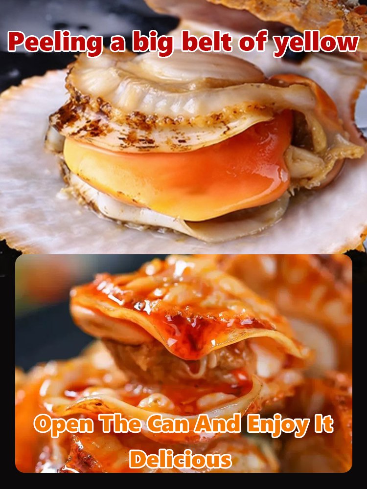 Freshly Caught Spicy Garlic Scallops (Canned)