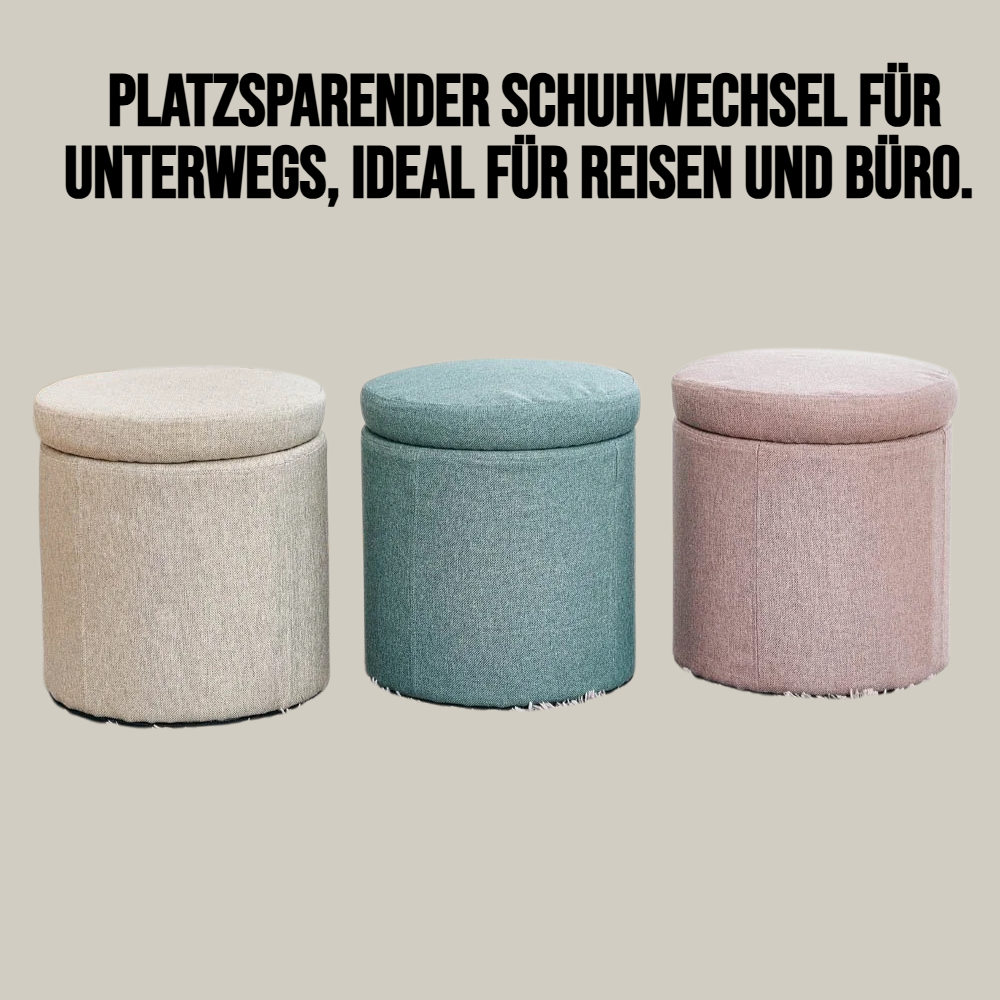 Aufbewahrbarer Schuhwechsel