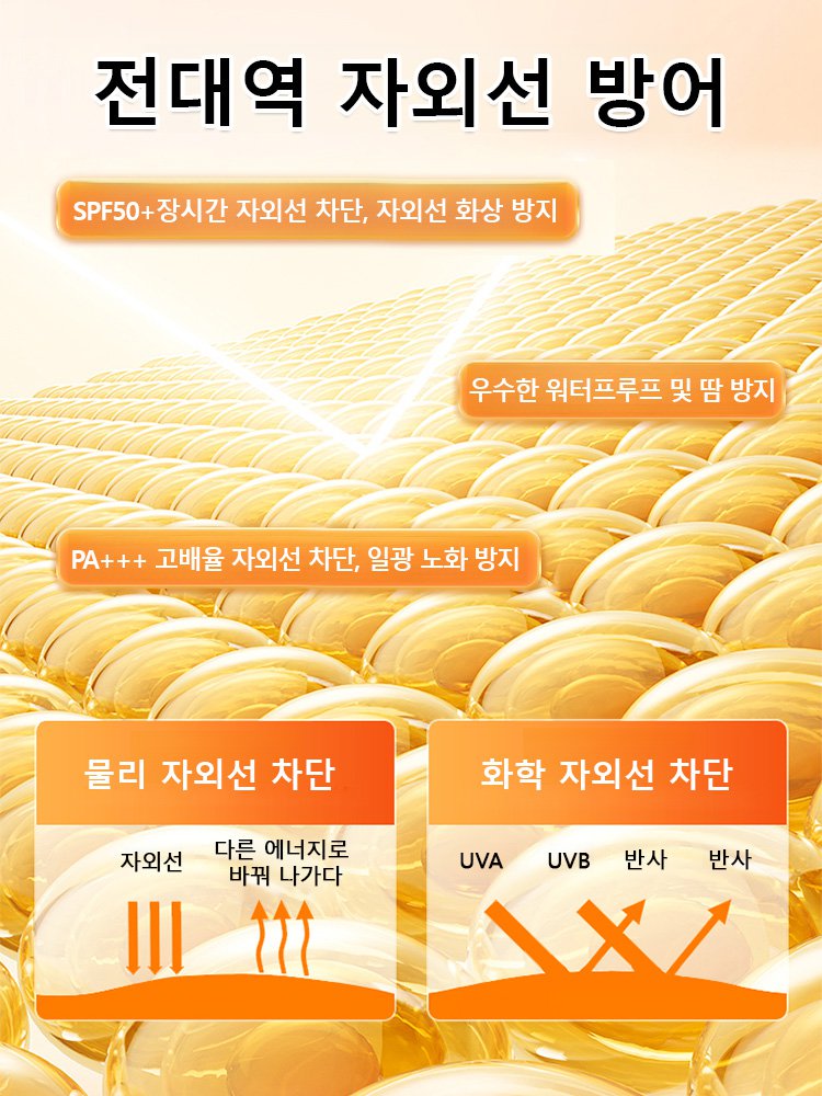 【햇빛 노출해도 두려움 없는】5중 VC 화이트닝 프라이머 선크림