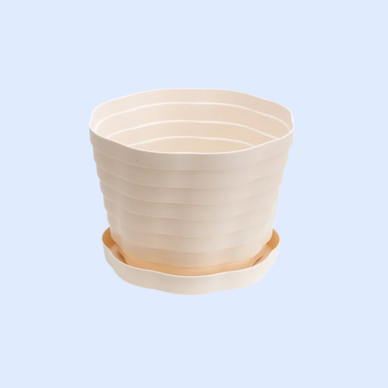 Jednoduchý severský prodyšný plastový květináč