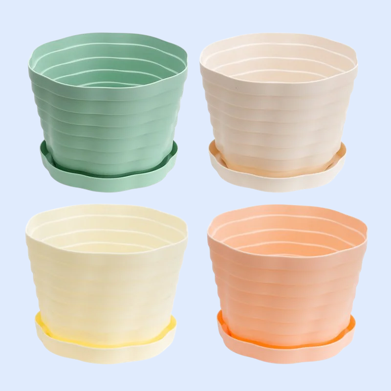 Jednoduchý severský prodyšný plastový květináč