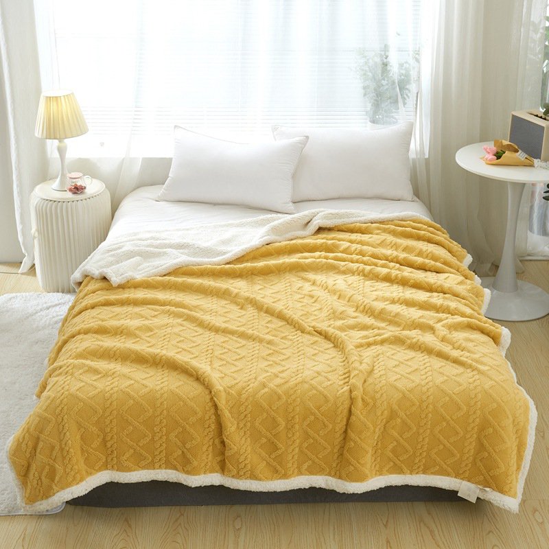 シープボア毛布