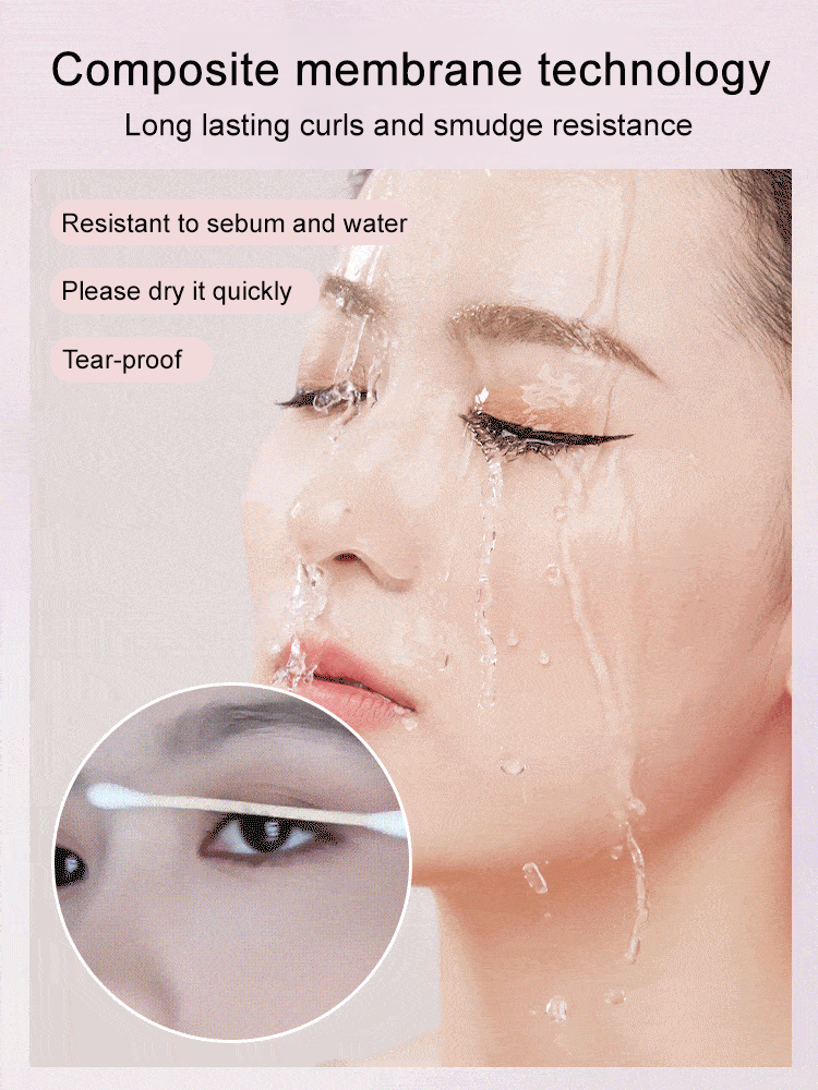 [Sweat-proof and anti-fading, lengthening and thickening] Curling mascara 