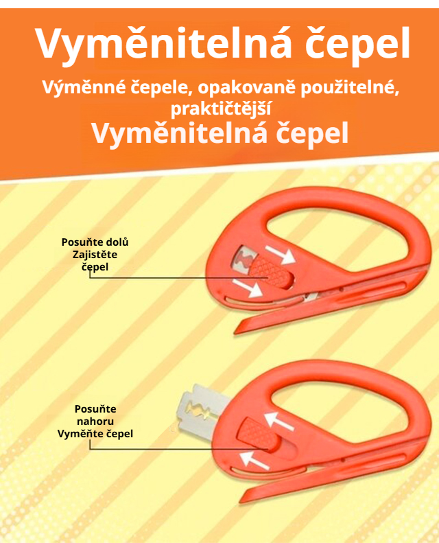 Řezný nástroj s ergonomickou rukojetí