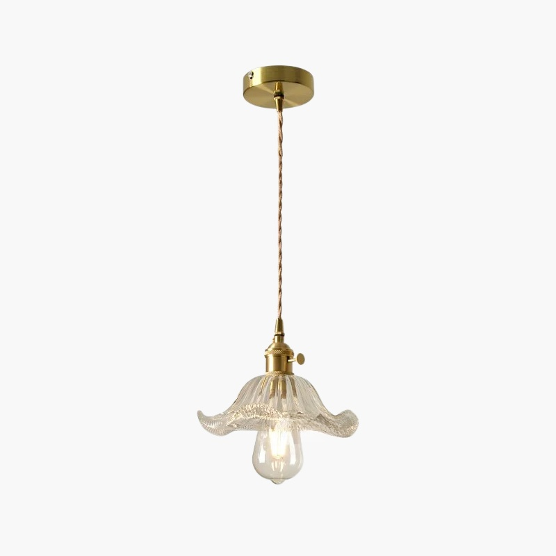 北欧ガラスのシャンデリア