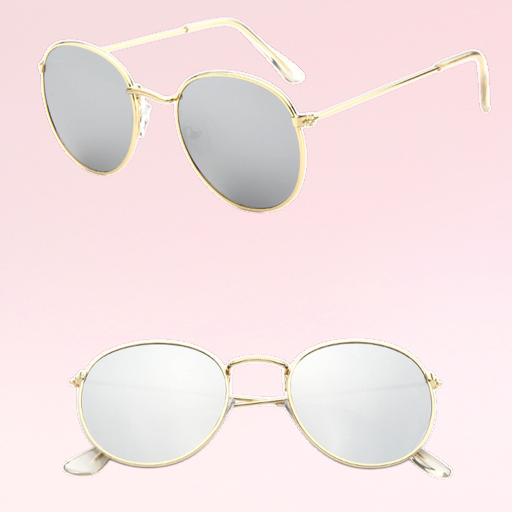 แว่นกันแดดฟิล์มสีสไตล์เรโทร แว่นกันแดดแฟชั่นสำหรับผู้หญิงสไตล์ยุโรปและอเมริกา