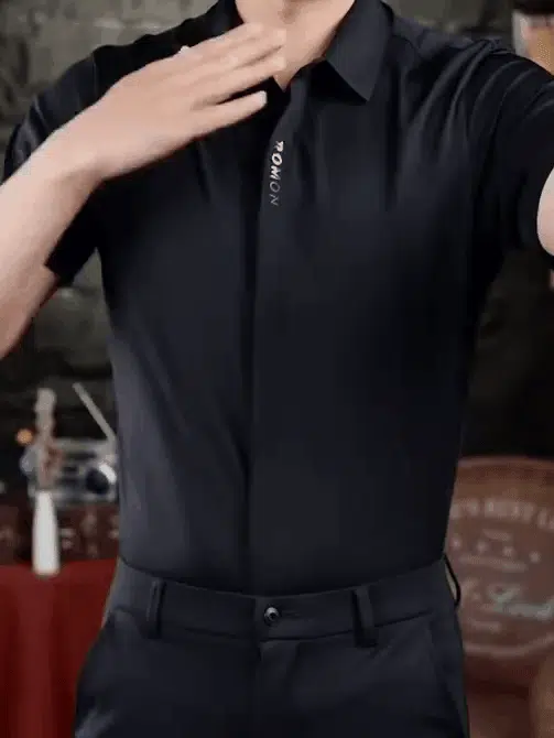 Premium Ice Silk Short Sleeve Shirt