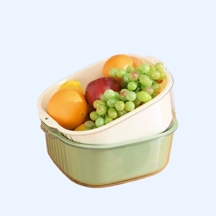 이중 세숫대야 물바구니