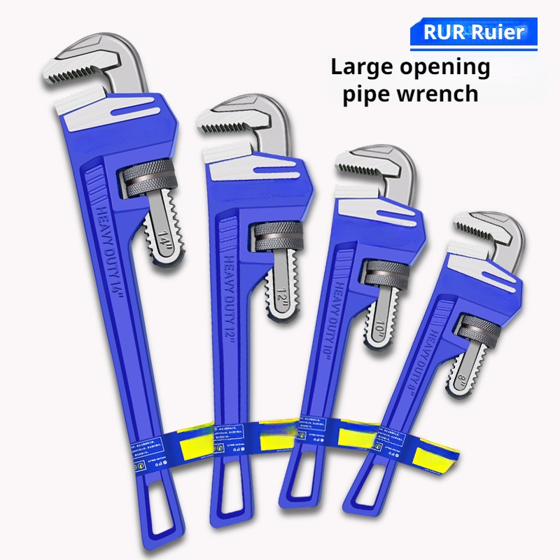 Ruier Tools Pipe Pliers American Heavy Duty Pipe Pliers Water Pipe Pliers Large Open End Wrench