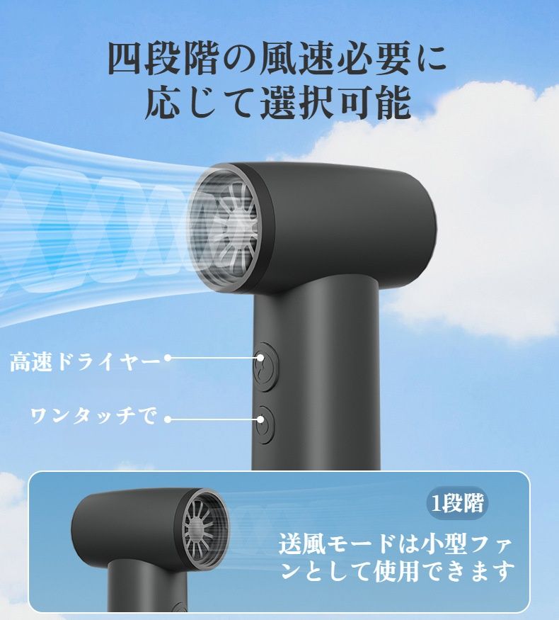 ポータブル大型風塵送風機充電式ミニ暴力タービンハンドヘルドファン USB ハンドヘルド小型ファン除雪機