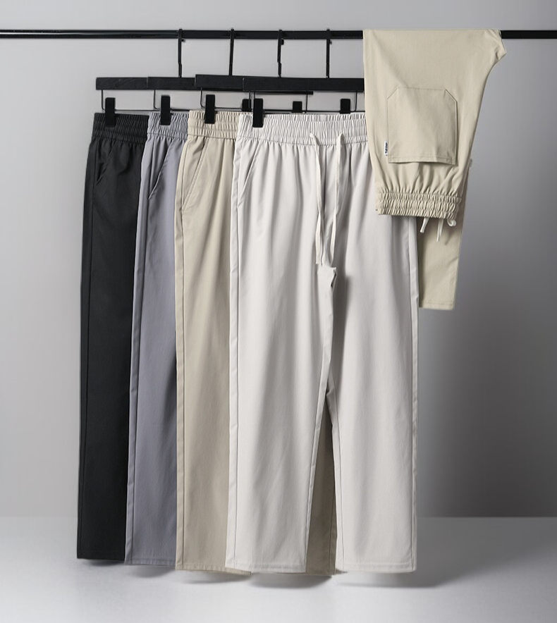 남성 고탄력 얇은 속바지 정면 착용 이미지