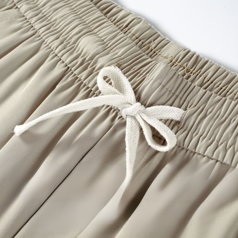 남성 속바지 고탄력 얇은 비즈니스 캐주얼 팬츠 삼방 패션 아이스 속바지