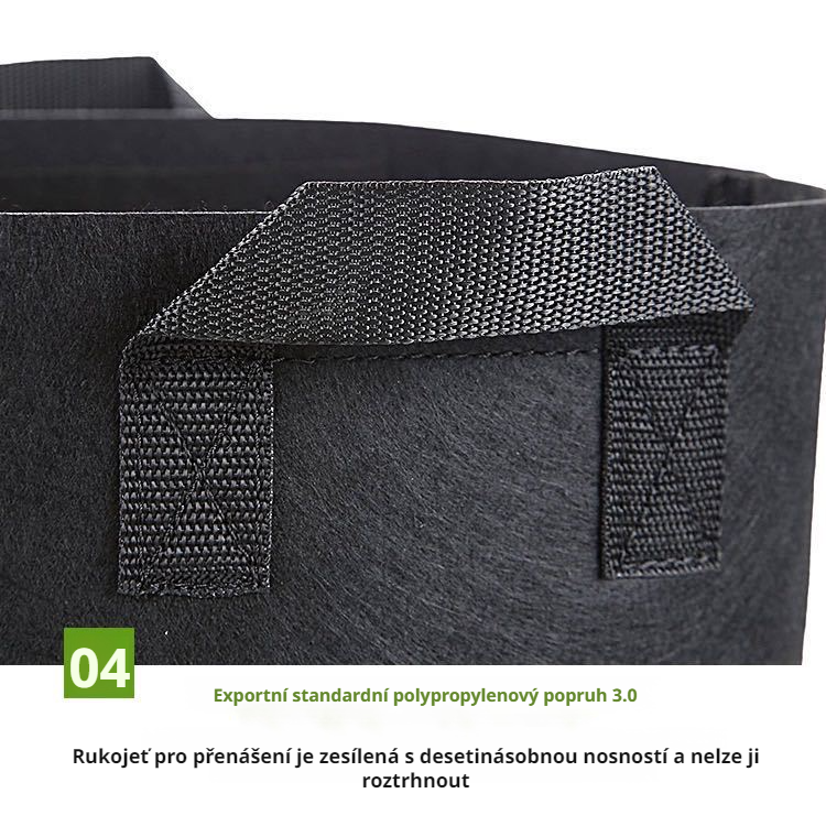 Zdravé kořeny díky netkanému pěstitelskému sáčku